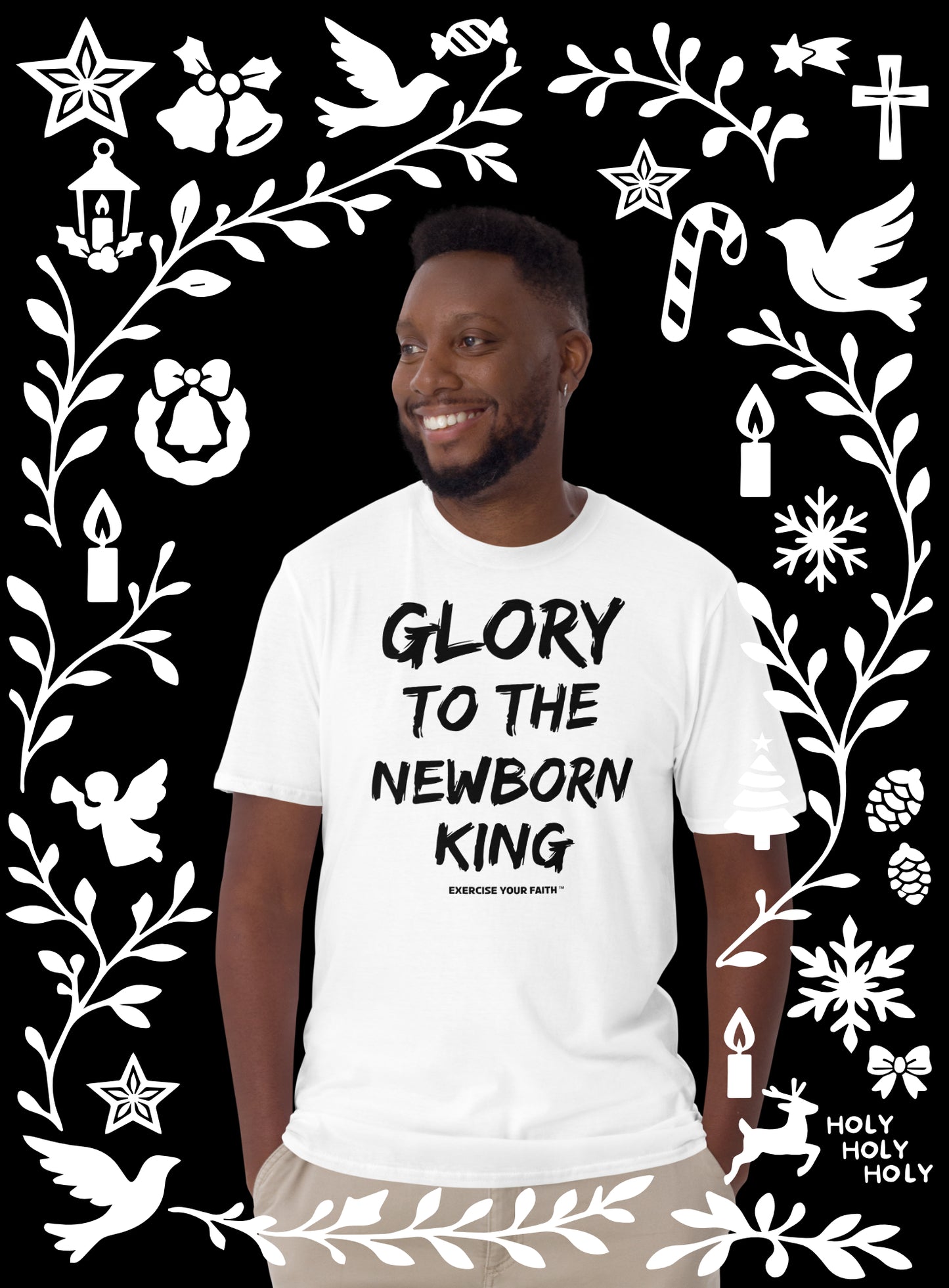 EYF Celebrate Glory to the Newborn King Tshirt
