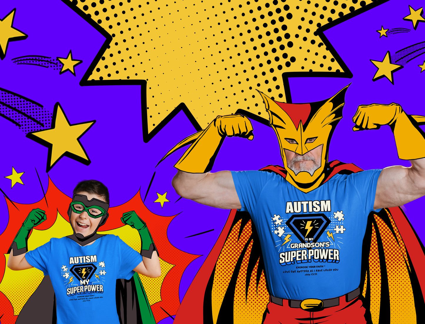 EYF Autism Super Power Grandson