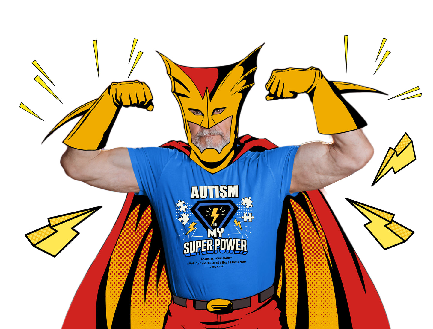 EYF Autism My Super Power Blue