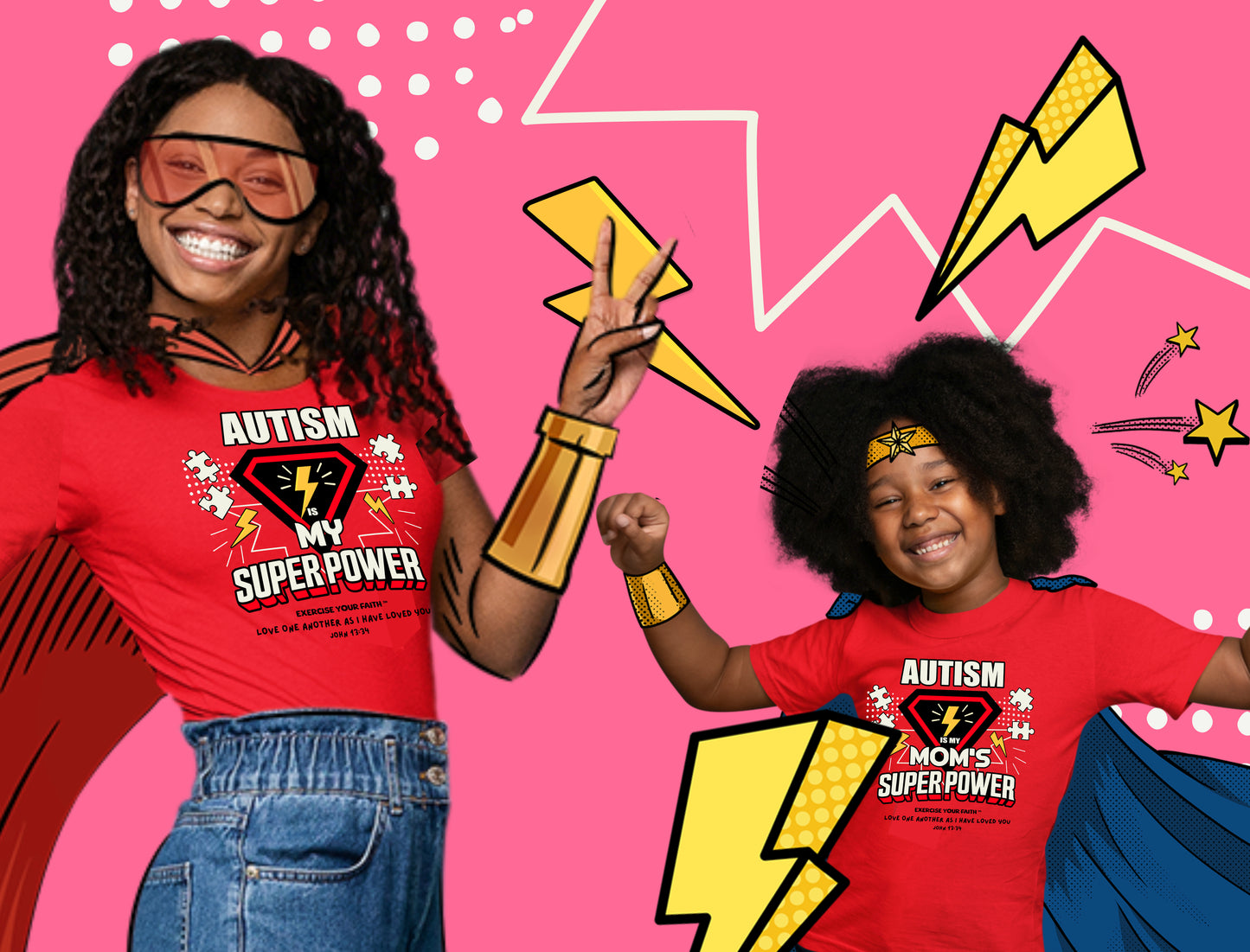 EYF Autism Super Power Mom kids