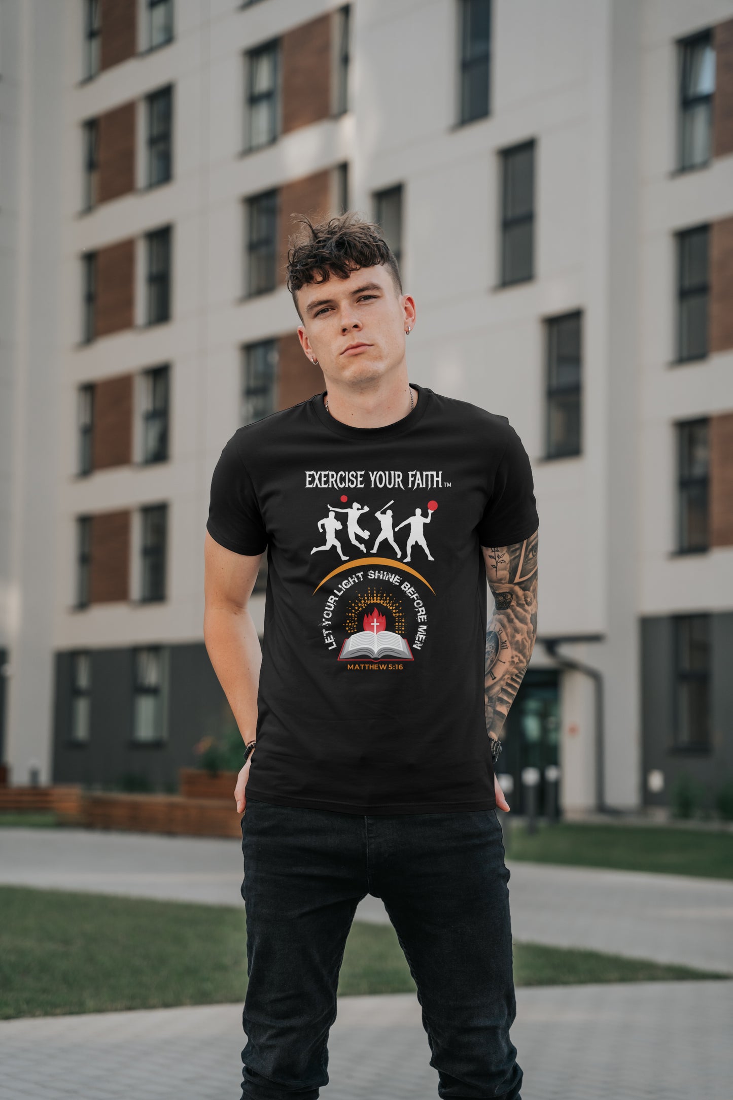 Exercise Your Faith™ Black Group Sports