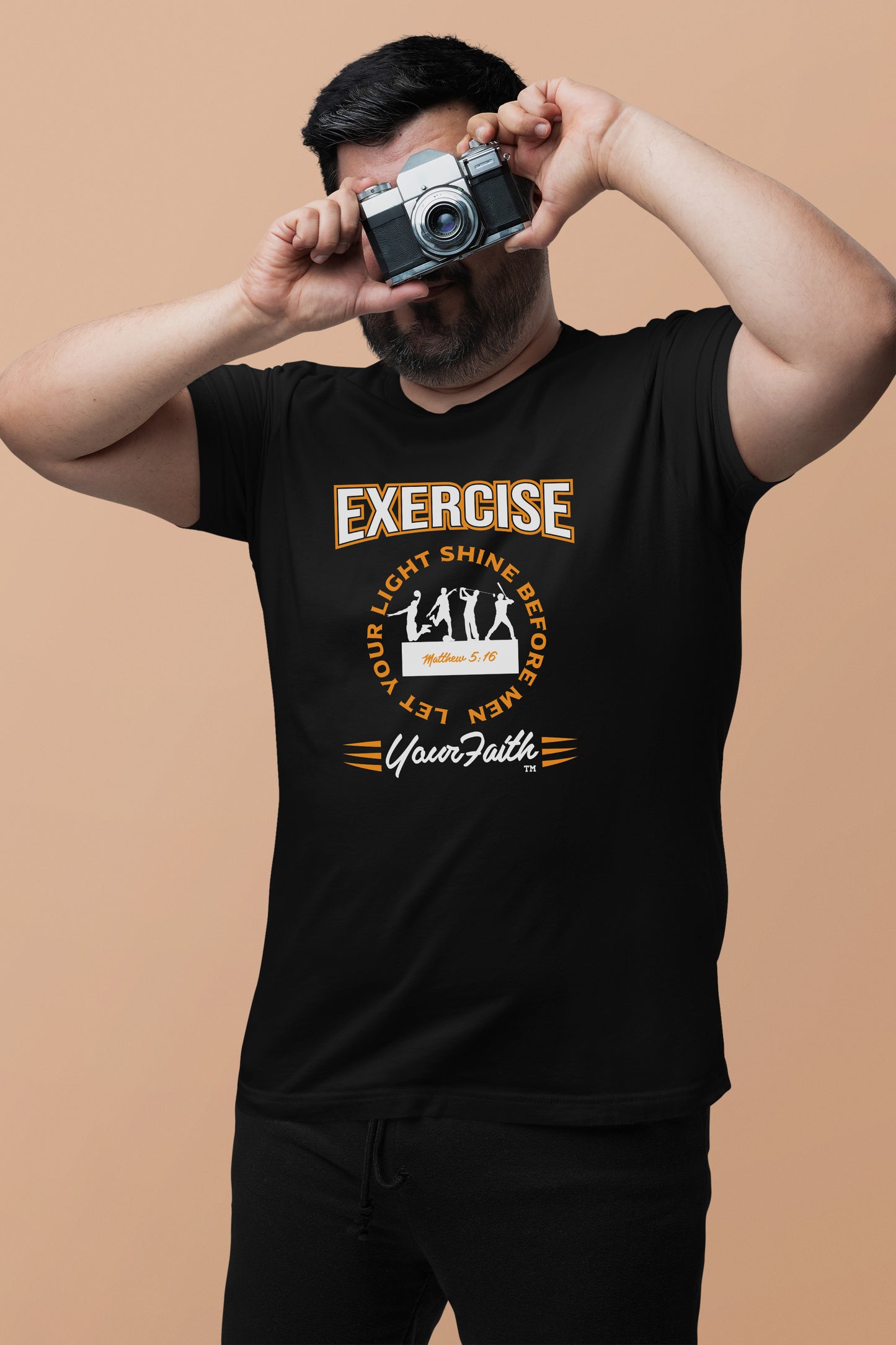 Exercise Your Faith™ Black Circle Group Sports