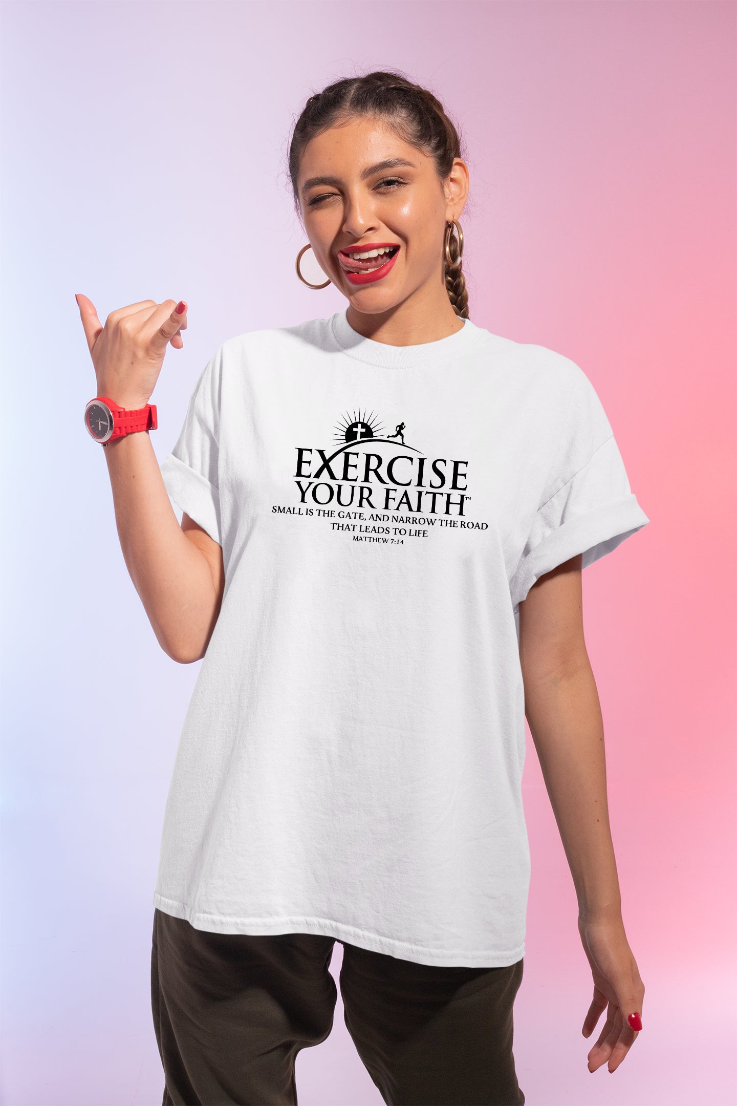 Exercise Your Faith™ White Small is the Gate