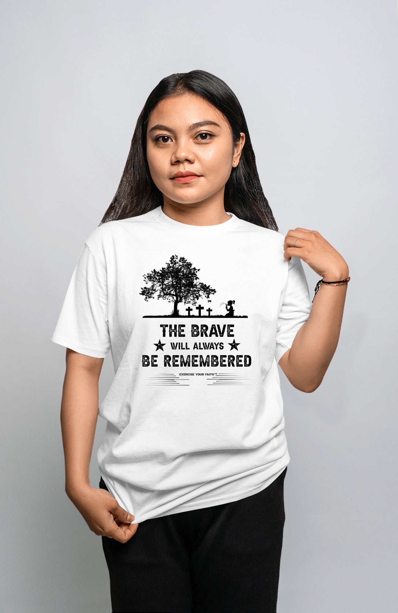 Memorial Day - The Brave will be Remembered White