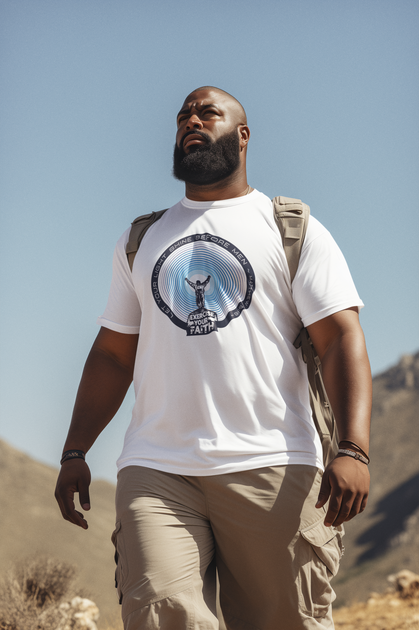 Exercise your Faith - Mountain Climber White