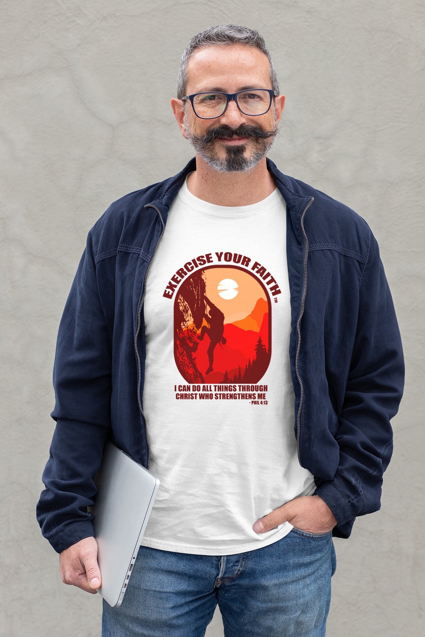 Exercise your Faith - Rockclimber Wild White