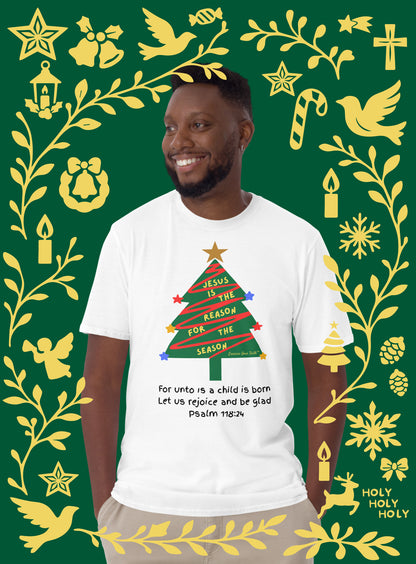 EYF Christian T-shirt, Christmas Jesus is the reason