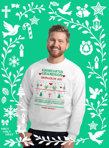 EYF Winter Family Crewneck Sweatshirt Grandson