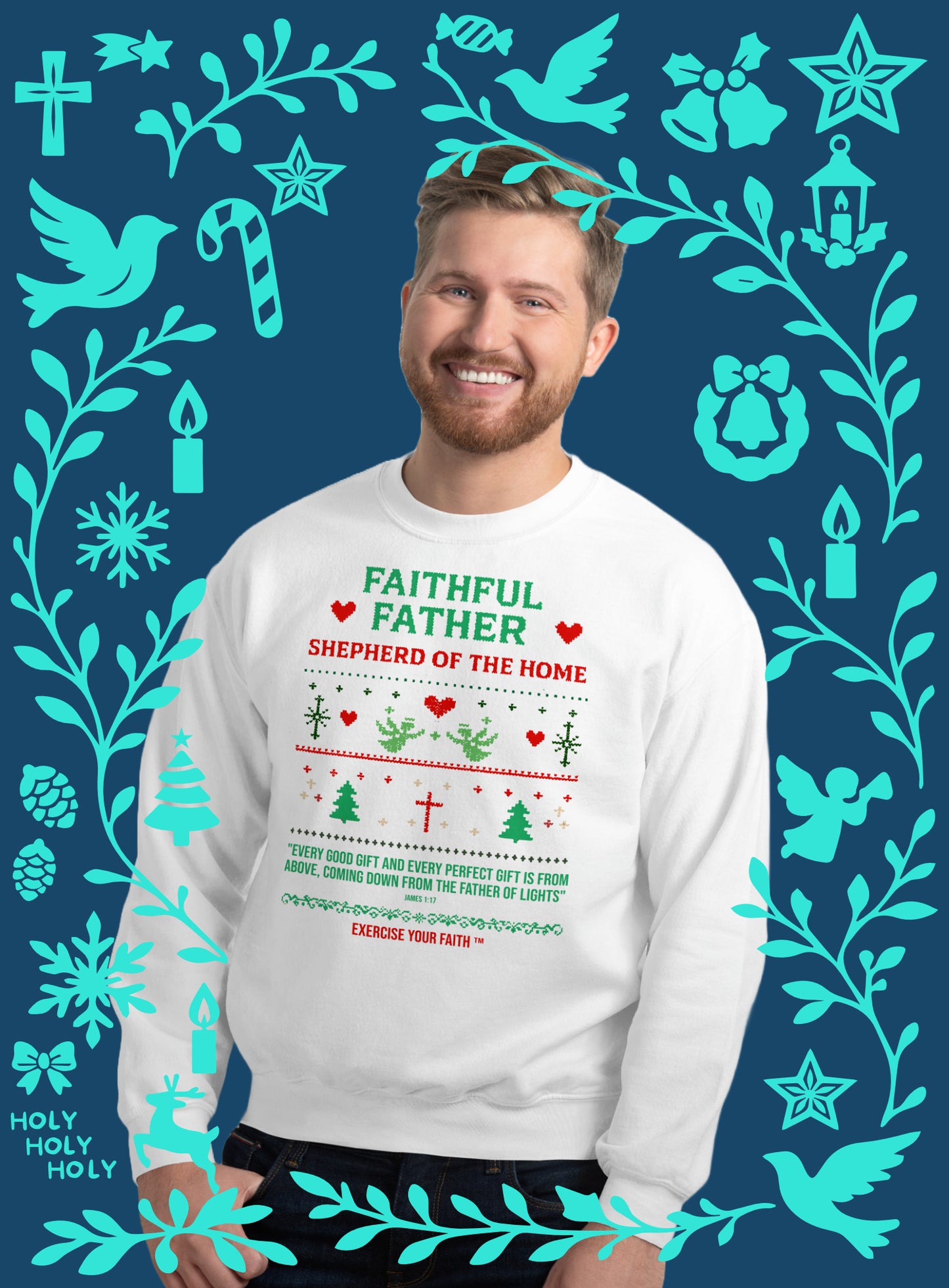 EYF Winter Family Crewneck Sweatshirt Fathers