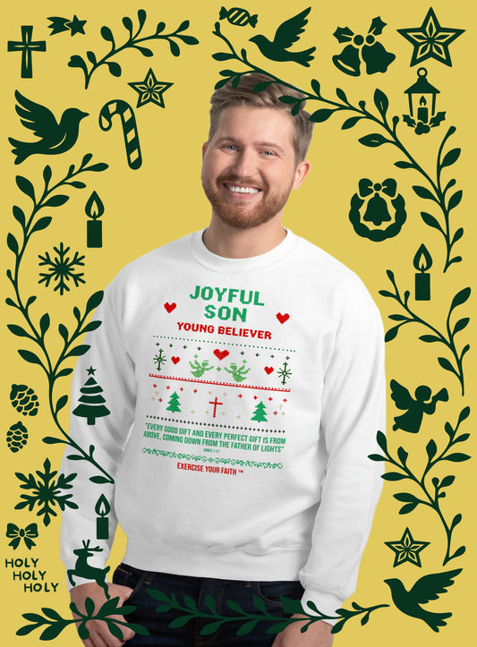 EYF Christmas Family Crewneck Sweatshirt Sons