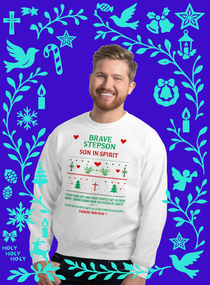 EYF Winter Family Crewneck Sweatshirt Stepsons