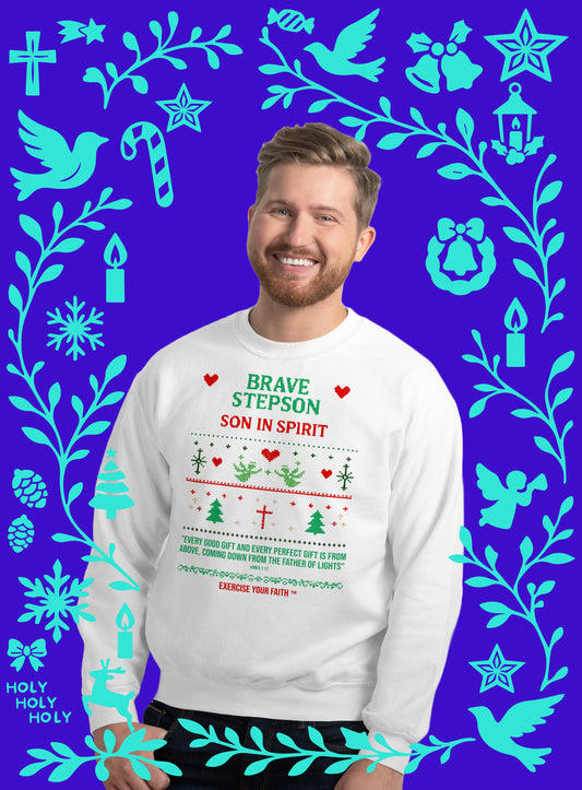 EYF Winter Family Crewneck Sweatshirt Stepsons