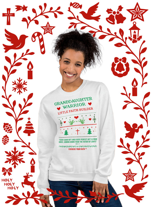EYF Winter Family Crewneck Sweatshirt Granddaughters