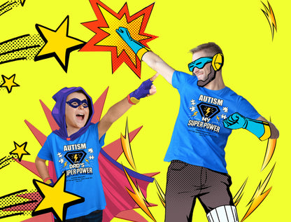EYF Autism Super Power Dad Kids