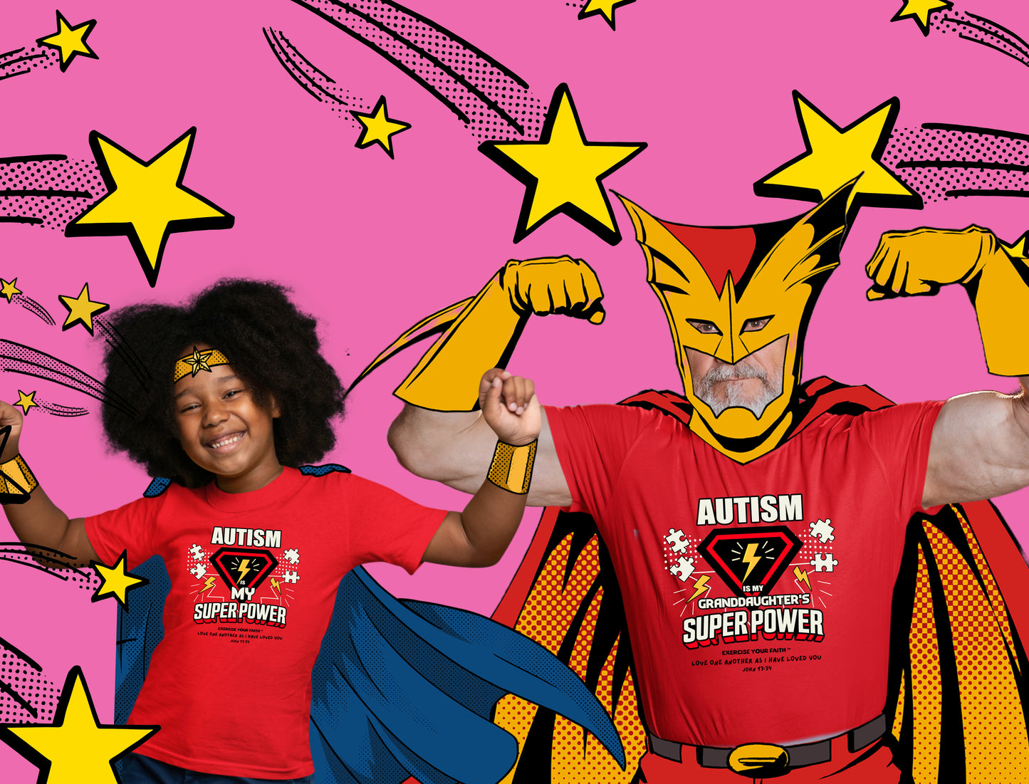 EYF Autism Super Power Grandaughter