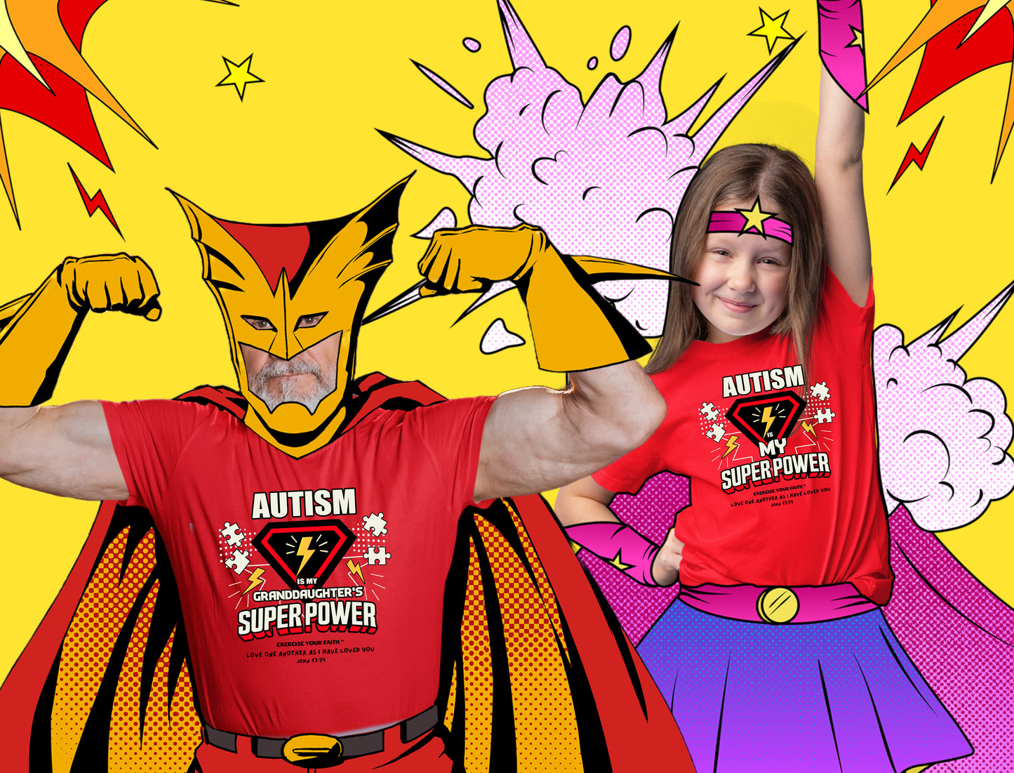 EYF Autism Super Power Grandaughter