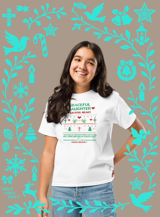 EYF Christmas Family T-shirt Daughters Youth