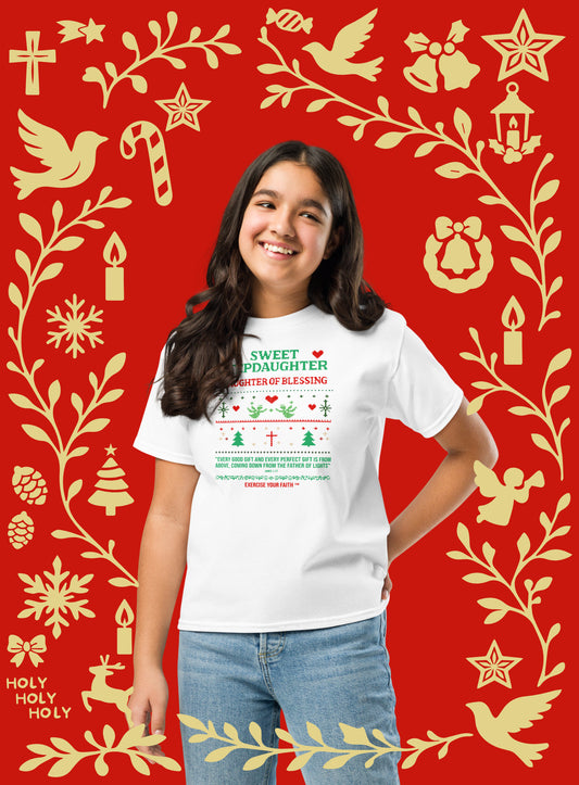 EYF Christmas Family T-shirt Stepdaughters Youth