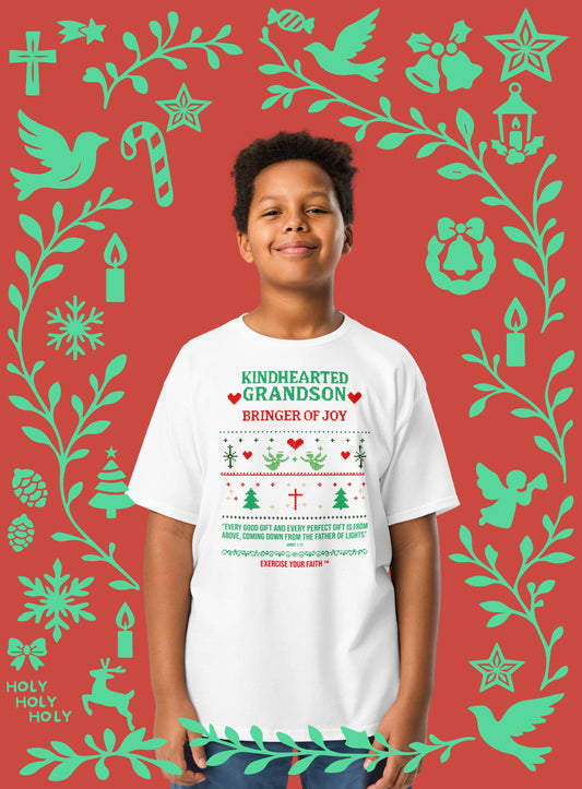 EYF Christmas Family T-shirt Grandsons Youth