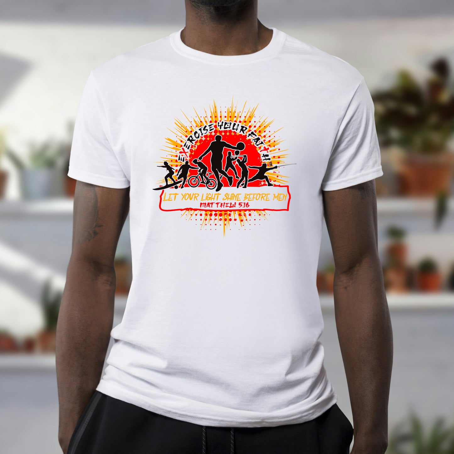 Exercise your Faith - Edge Group Sport White