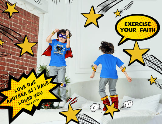 EYF Autism Super Power Brother Kids