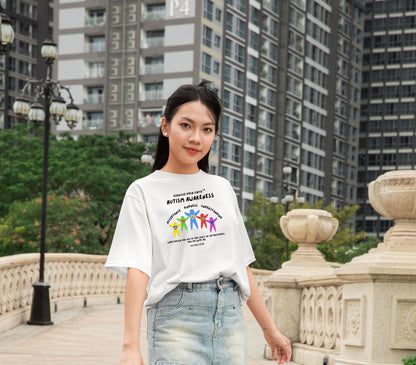 Autism Awareness Whatsoever you do to the least of my brothers T-shirt White