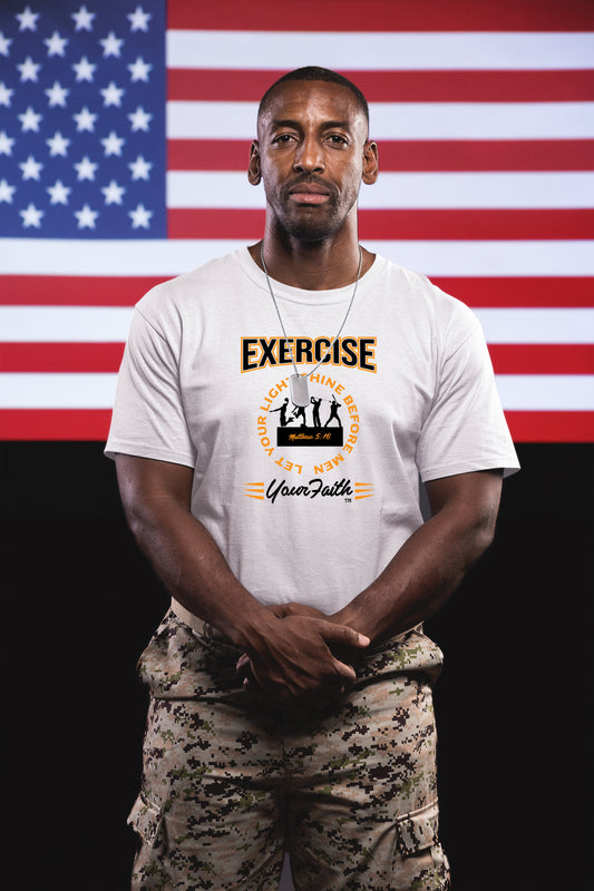 Exercise Your Faith™ White Circle Group Sports