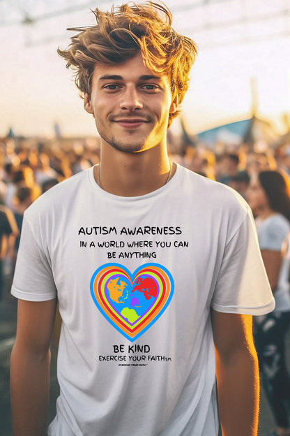 Autism Awareness In a world where you can be anything, be kind