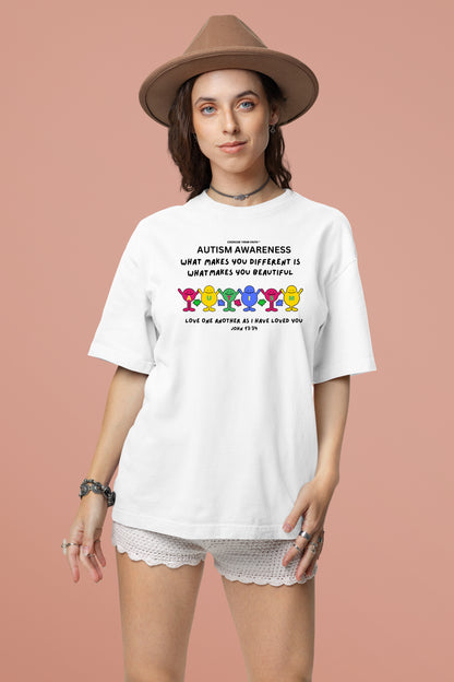 Autism Awareness What makes you different Love one another