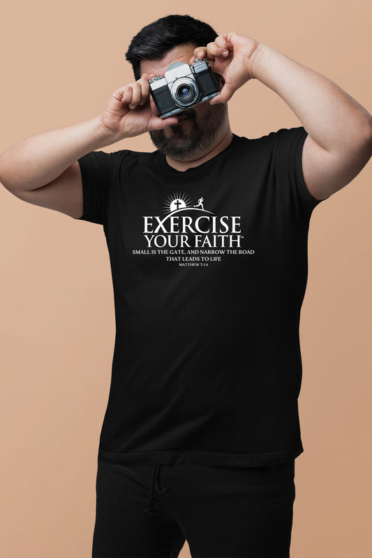 Exercise Your Faith™ Black Small is the Gate