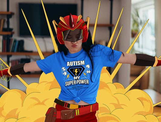 EYF Autism My Super Power Blue