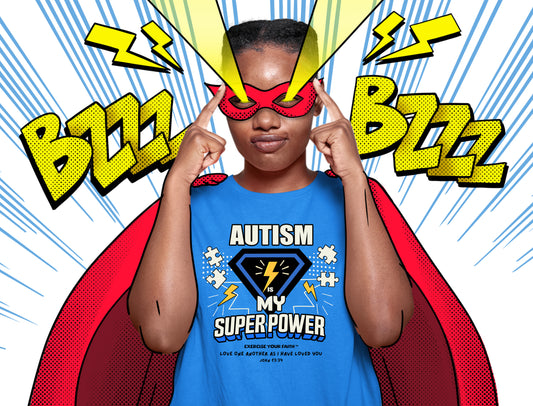EYF Autism My Super Power Blue Kids