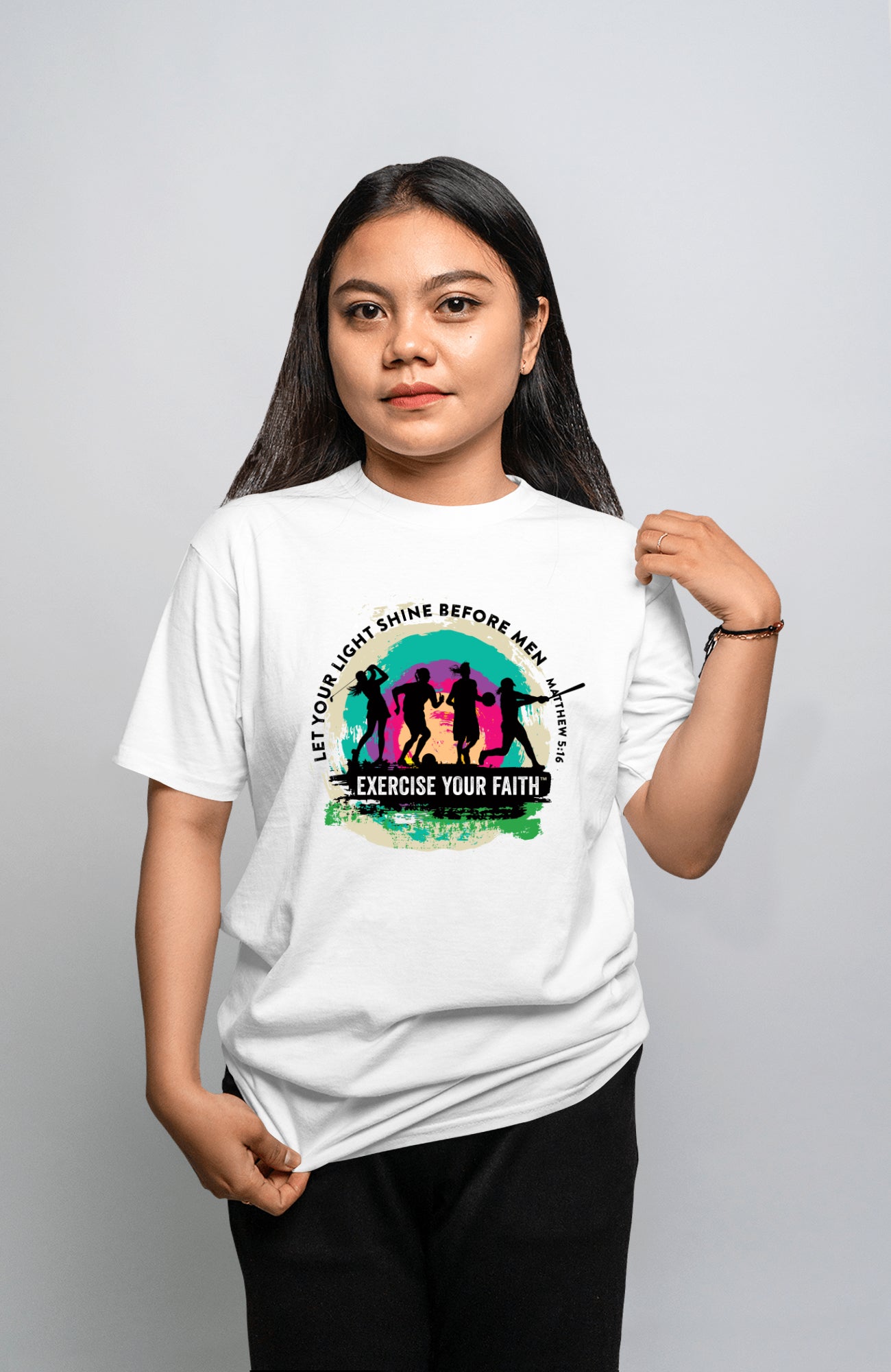 Exercise your Faith - Group Sport White