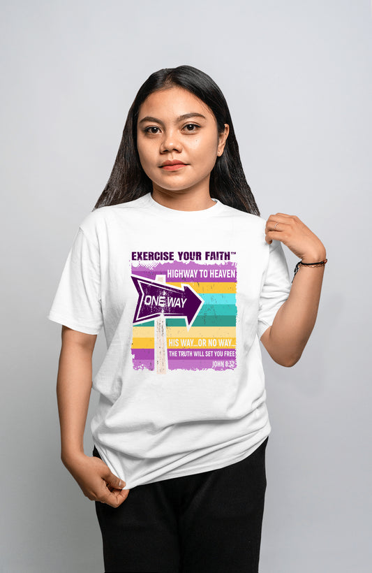 Highway to Heaven - Spiritual Freedom Womens White