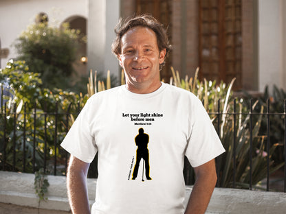 Exercise your Faith - Male Golfer White