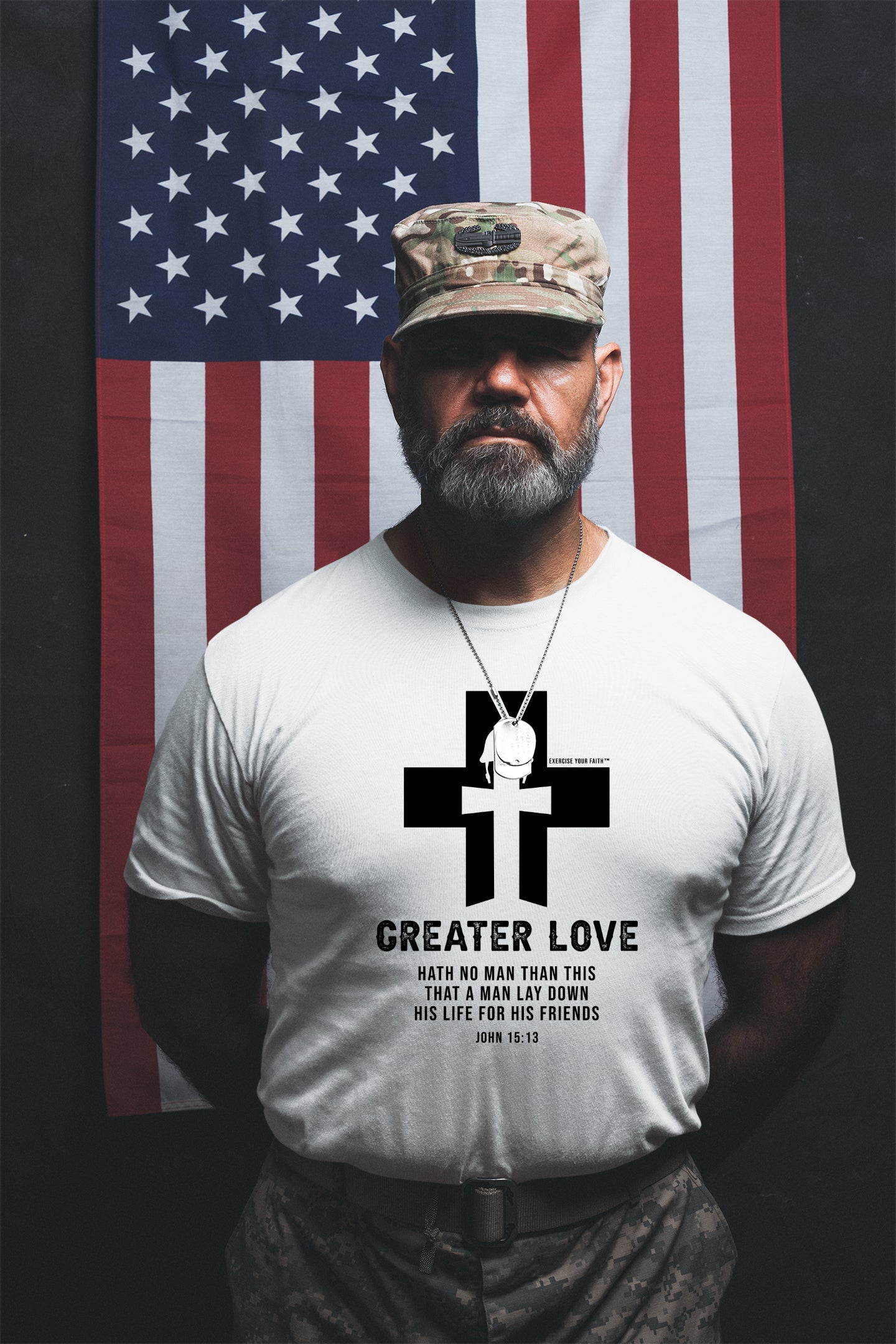 Memorial Day - Greater Love White