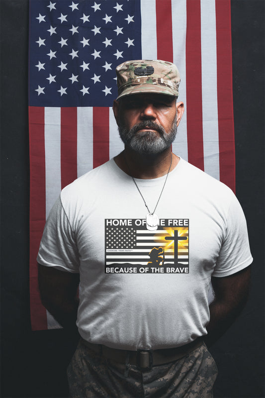 Memorial Day - Soldier Cross White