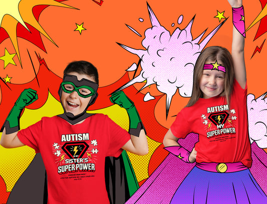 EYF Autism Super Power Sister Kids