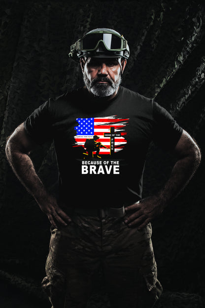Memorial Day - Soldier Flag Cross Black