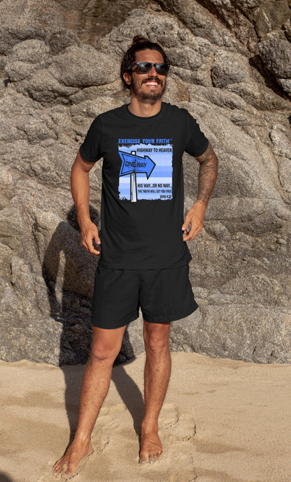 Highway to Heaven - Spiritual Freedom Mens Black