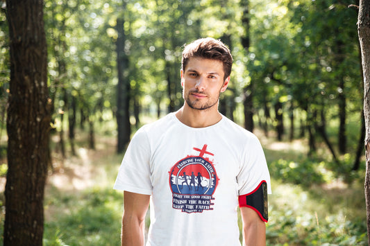 Exercise your Faith - Cross Runners White