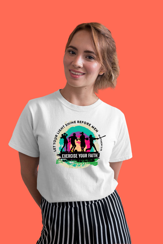 Exercise your Faith - Group Sport White