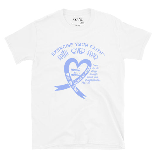 Stomach Cancer Ribbon Heart White