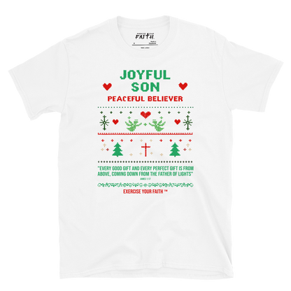 EYF Christmas family son blessing t-shirt, Christian Holiday Gift for son