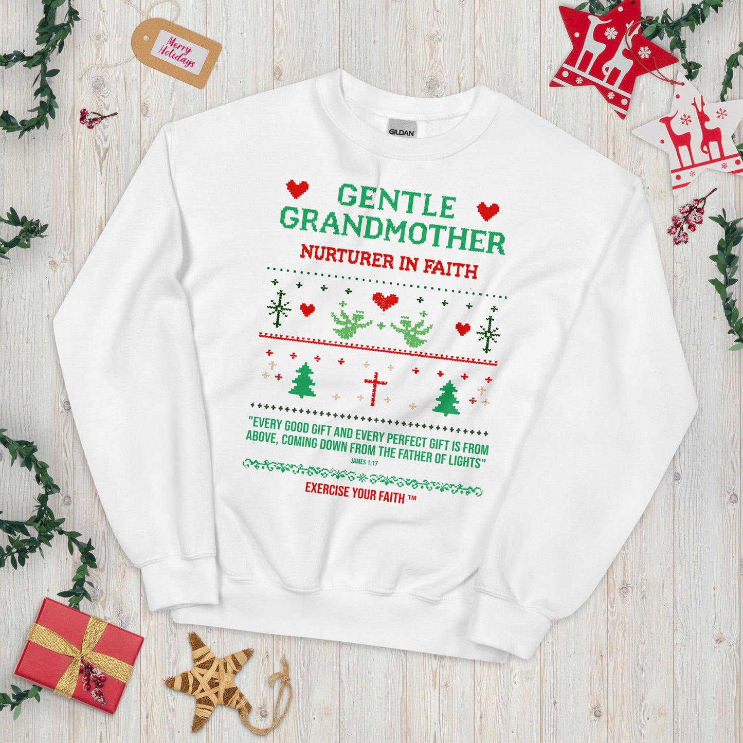 EYF Winter Family Crewneck Sweatshirt Grandmothers