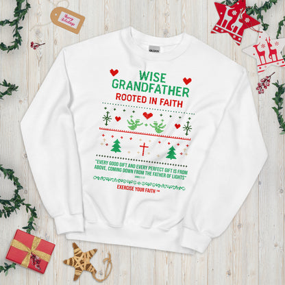 EYF Winter Family Crewneck Sweatshirt Grandfathers