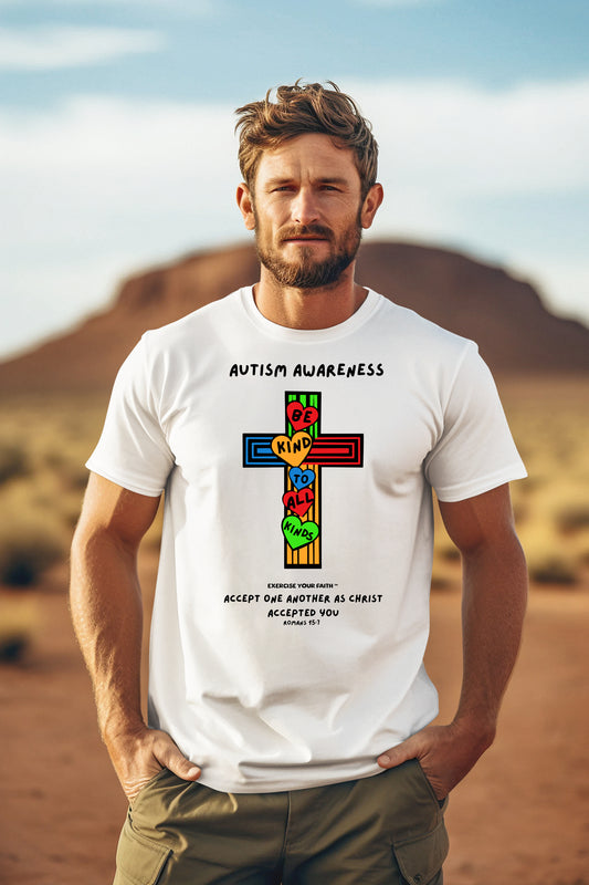 Autism Awareness Cross