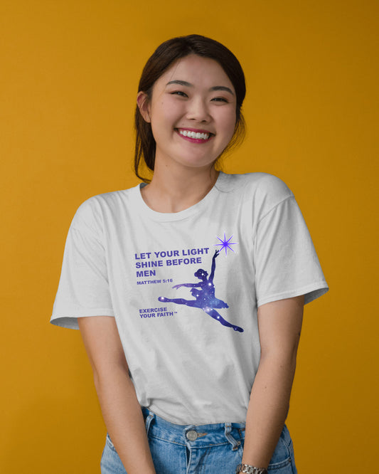 Exercise your Faith - Shine Ballerina White